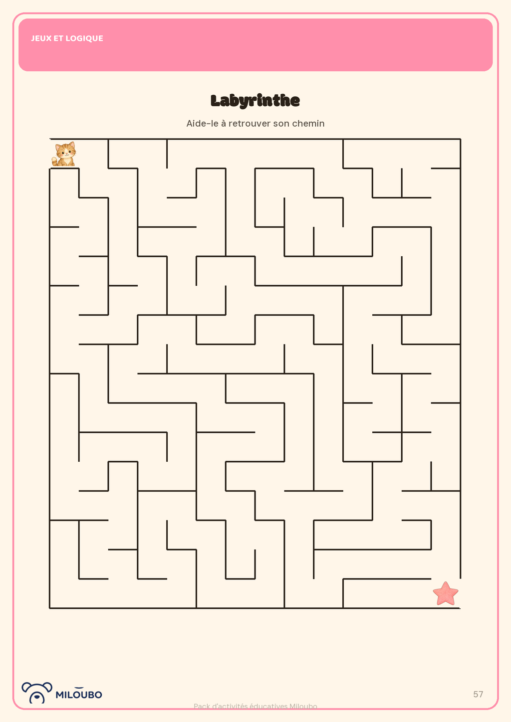 Page labyrinthe