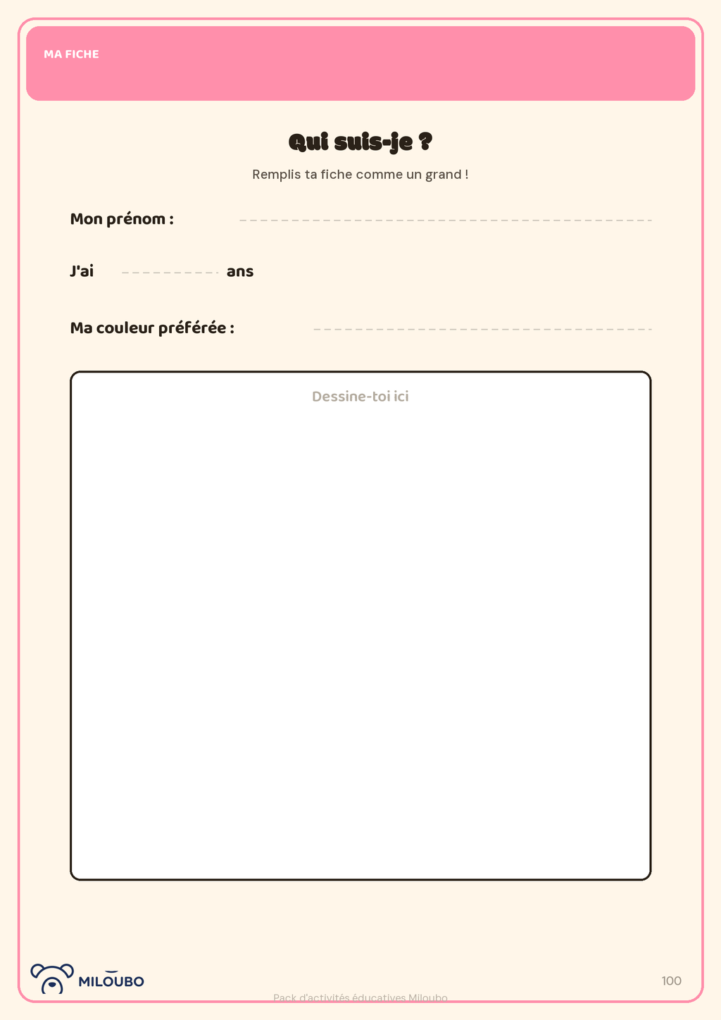 Page ma fiche qui suis-je