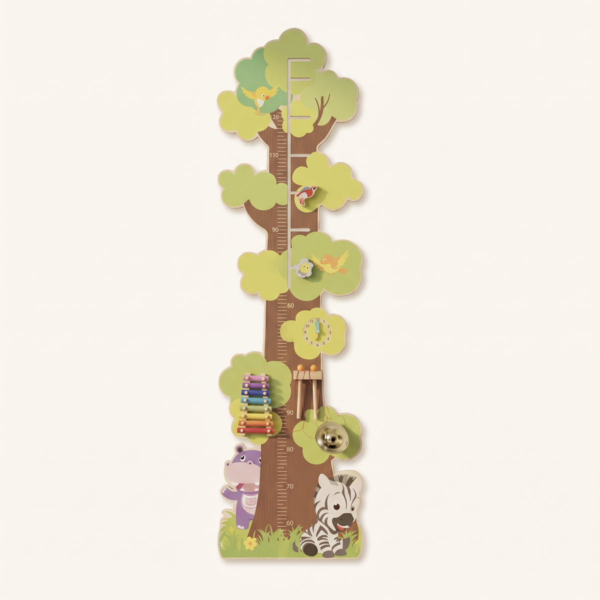 Toise murale Montessori — arbre d'activités