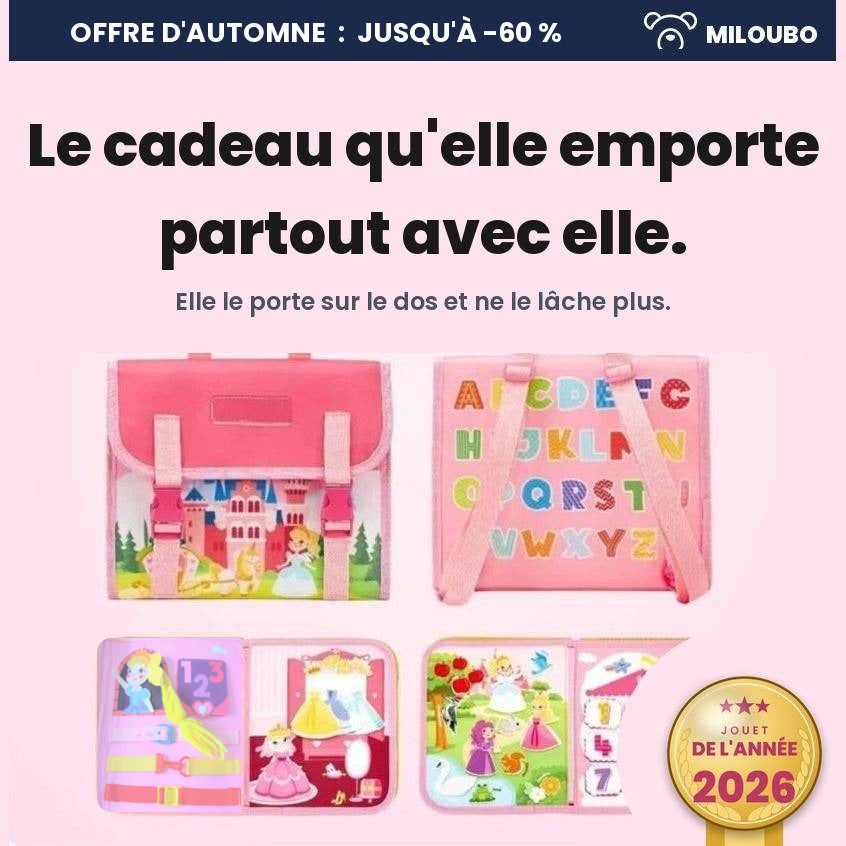 Le Coffret Cartable — Rose