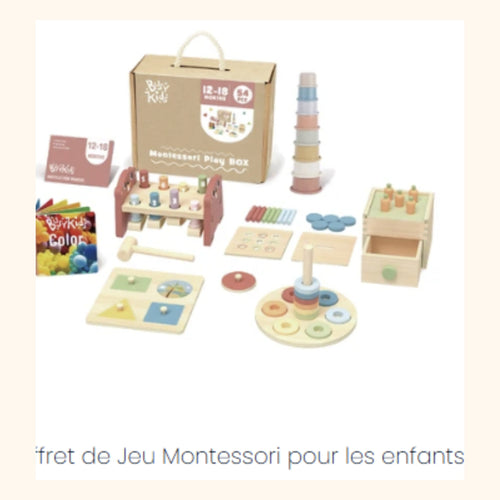 Coffret Montessori 54 pièces Miloubo
