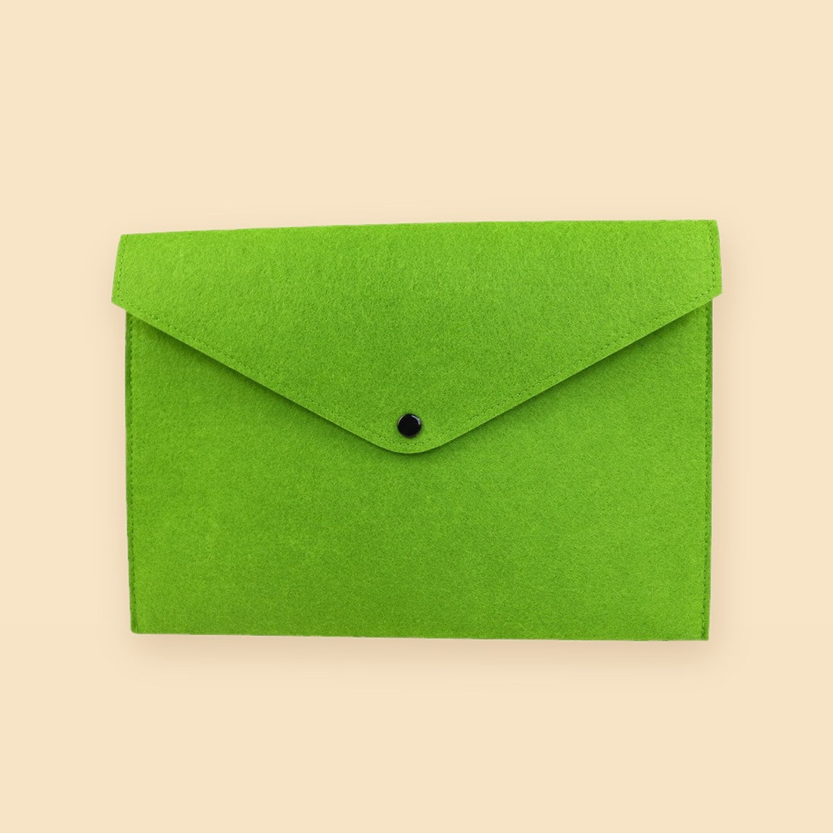 Pochette de rangement Miloubo en feutrine verte