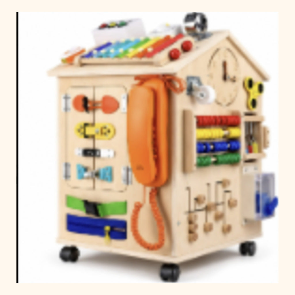 Maison d'activités Montessori à roulettes Miloubo
