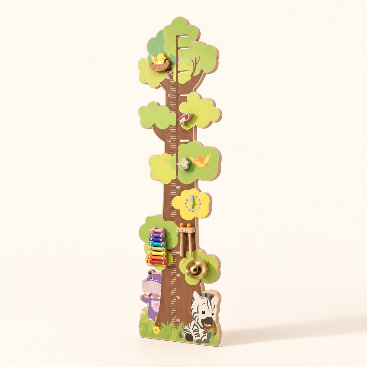 Toise murale Montessori Miloubo en forme d'arbre